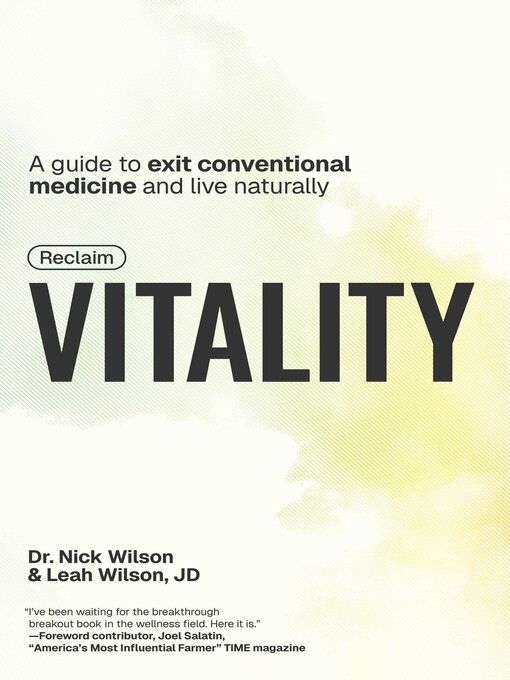Title details for Reclaim Vitality by Nick Wilson - Wait list